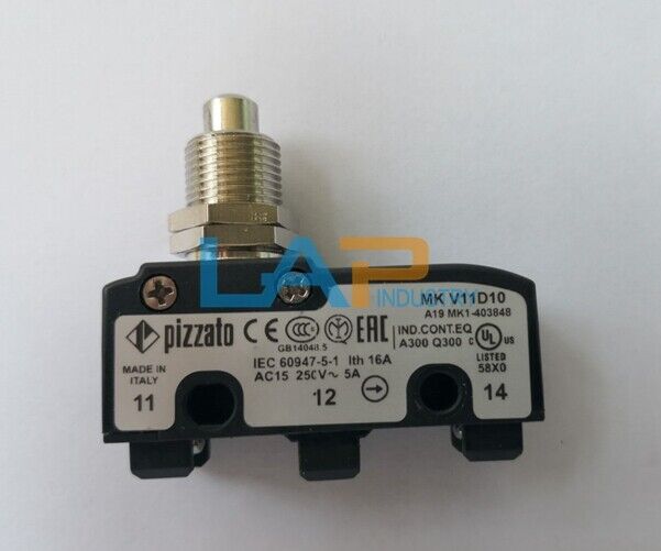 PIZZATO MK-V11D10 Micro Switch 5A AC15 - 1PCS - PIZZATO ELECTRONICS