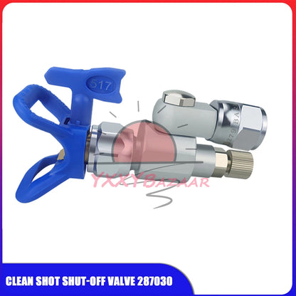 Clean Shot Shut-Off Valve 287030 For Paint Gun Pole Extensions With 517 Tip