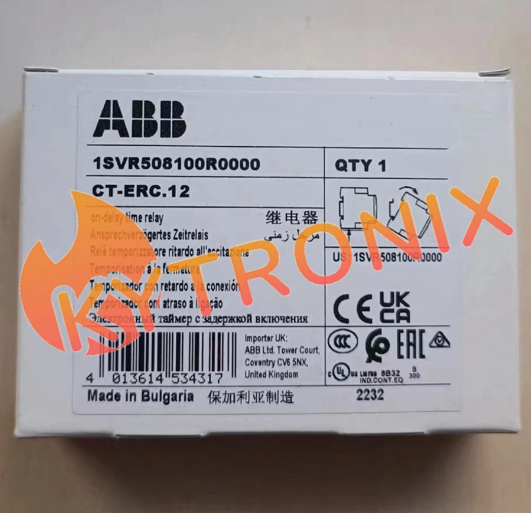 1pc ABB CT-ERC.12 Time relay 1SVR508100R0000
