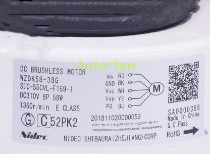 58W WZDK58-38G Fan Motor - SIC