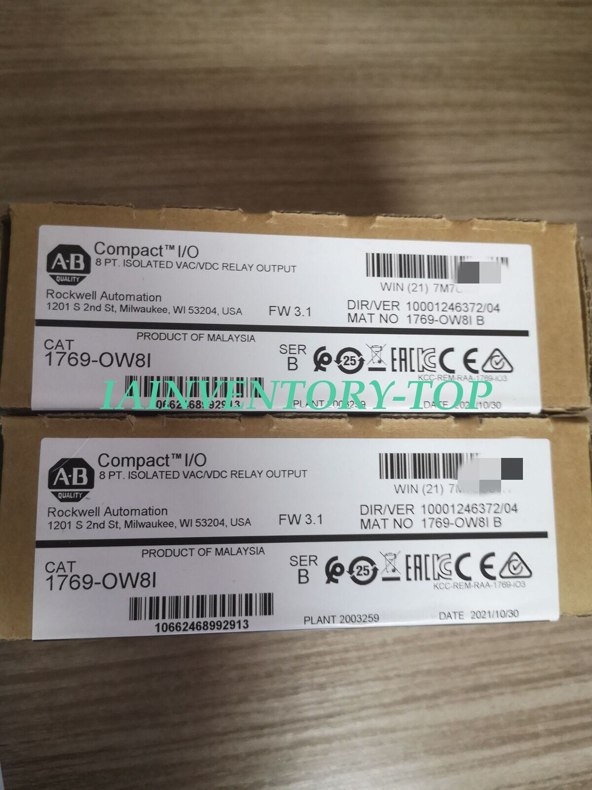 Allen Bradley 1769-OW8I Relay Output Module - ALLEN BRADLEY