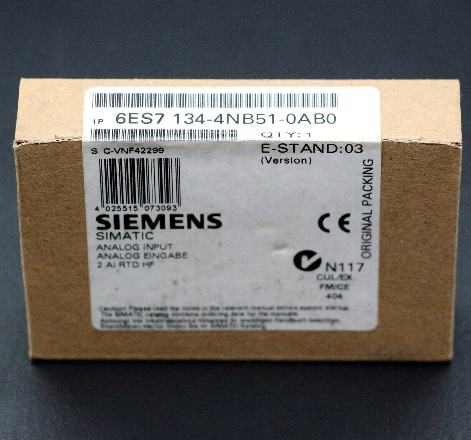 new  SIEMENS in box 6ES7134-4NB51-0AB0 PLC Module