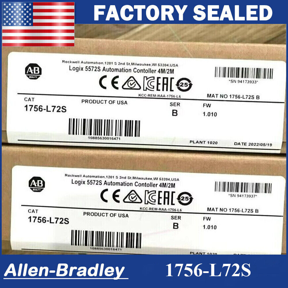 Allen Bradley SER B GuardLogix 5572S Controller 4MB US AB - ALLEN BRADLEY