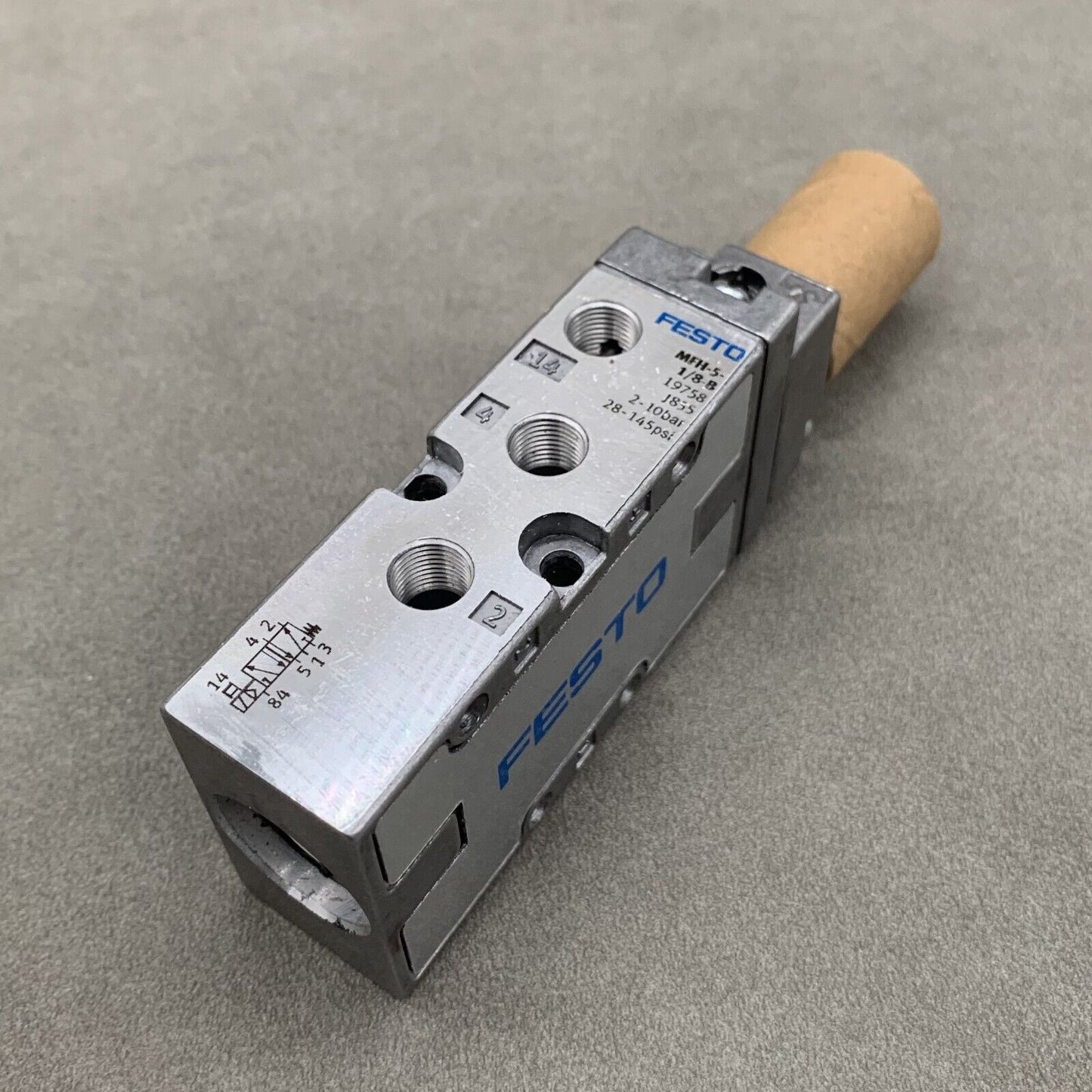 new In Box FESTO MFH-5-1/8-B 19758 Solenoid Valve - FESTO