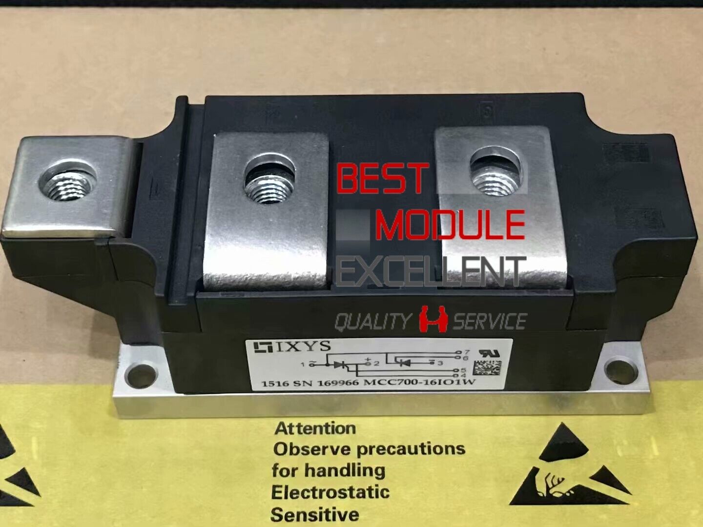 MCC700-16IO1W Power Supply Module – Quality Assurance MCC700-16I01W - IXYS