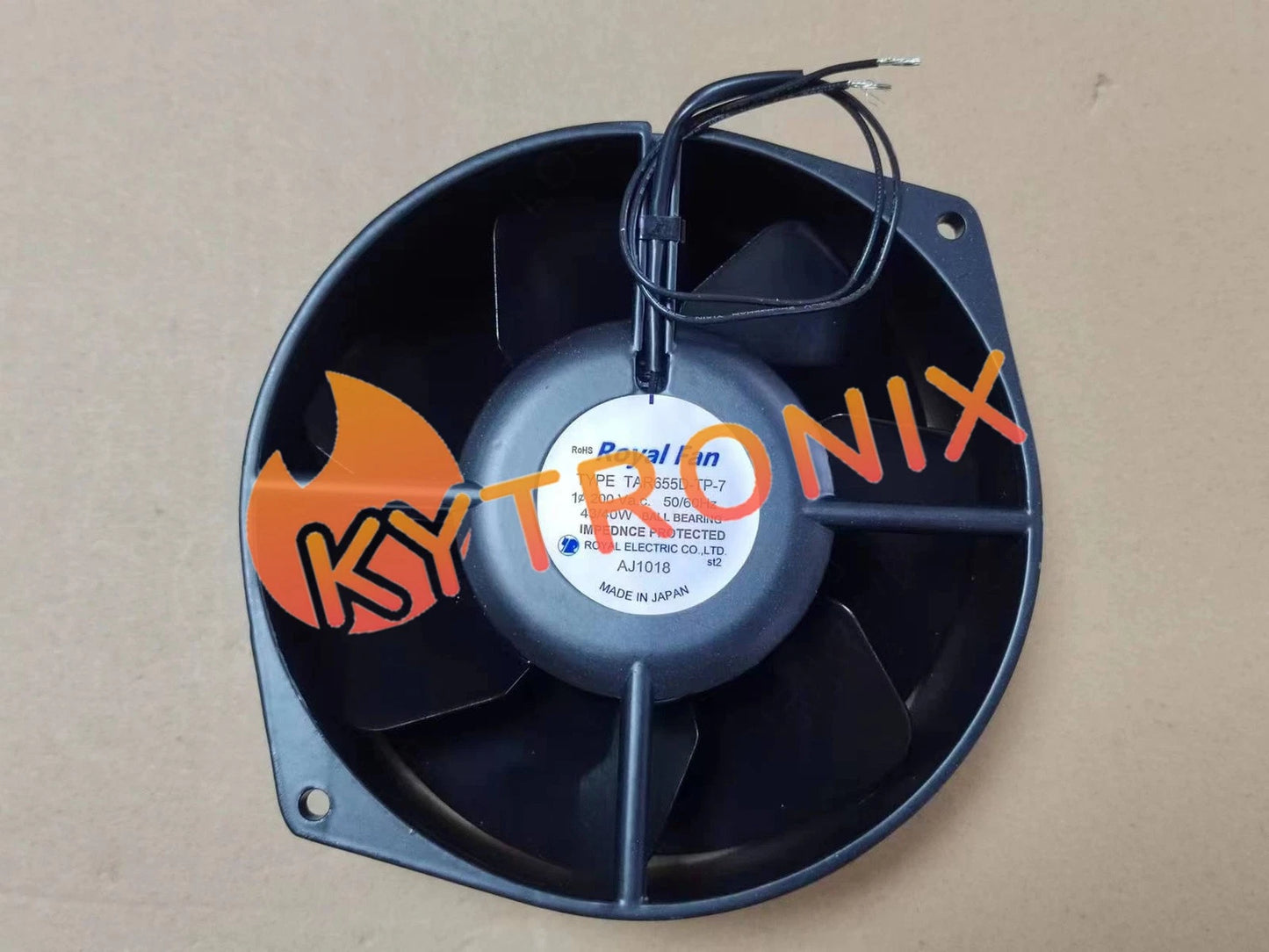 ROYAL FAN TAR655D-TP-7 200VAC 43/40W 50/60HZ 2pin high-temperature fan
