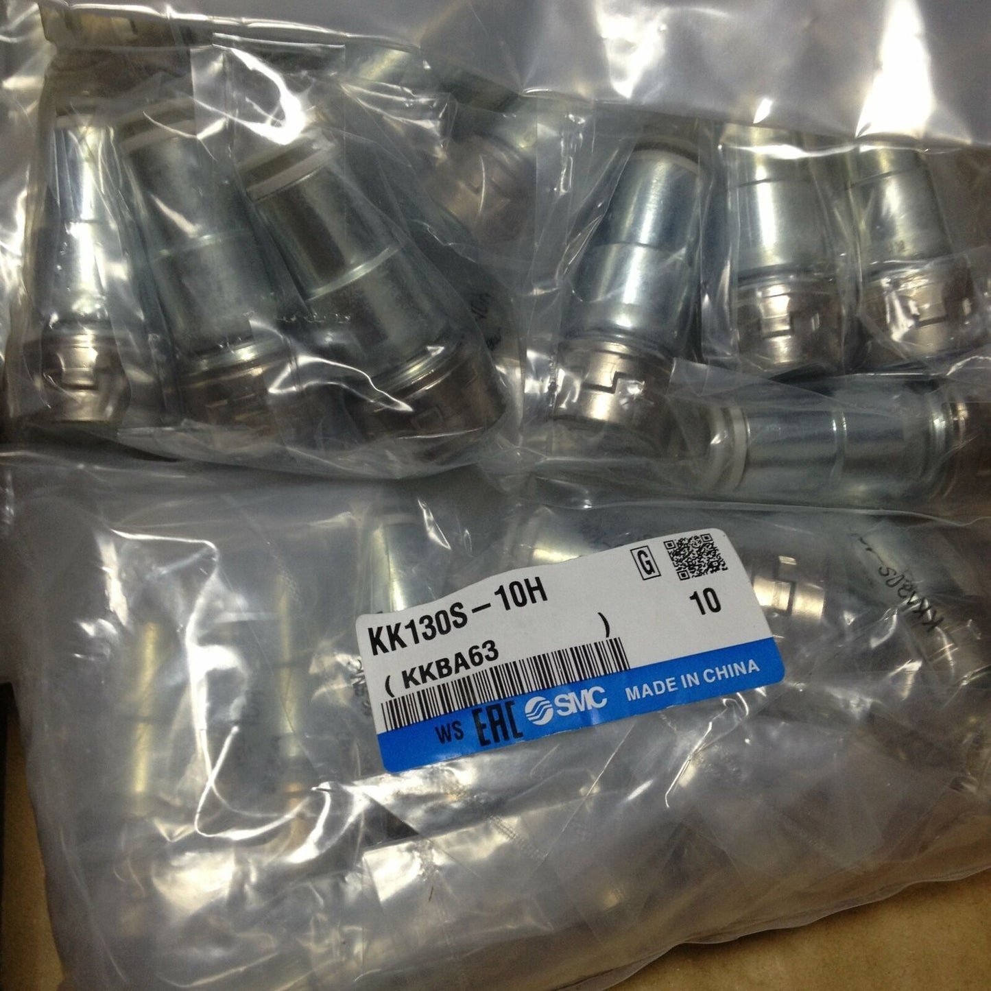 10-Piece SMC Quick Connectors KK130S-10H - STK TOOLS