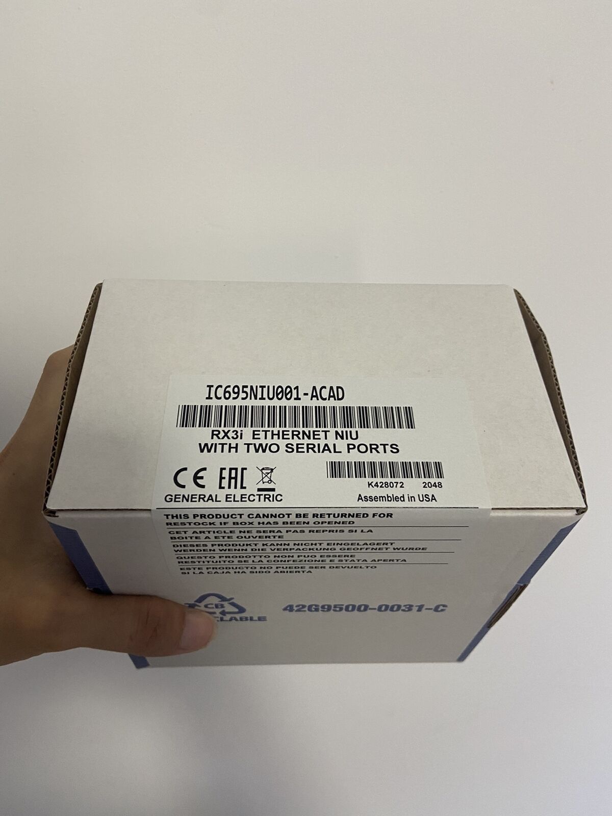 new 1pc GE IC695NIU001 - GE
