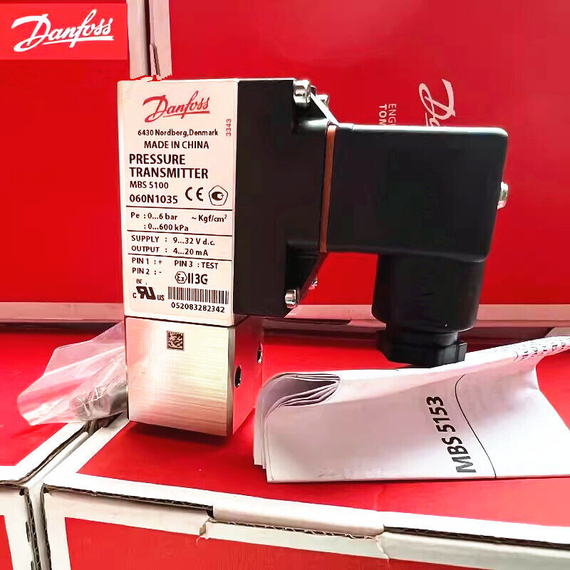 new 1pcs Danfoss MBS5100 060N1035 0-6bar Pressure Transmitter Sensor - DANFOSS