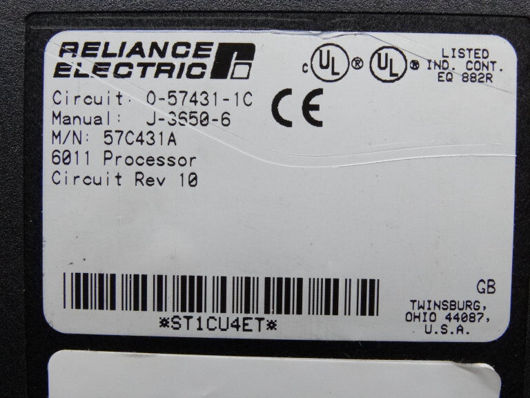 Reliance Electric 57C431 PLC Module - RELIANCE ELECTRIC