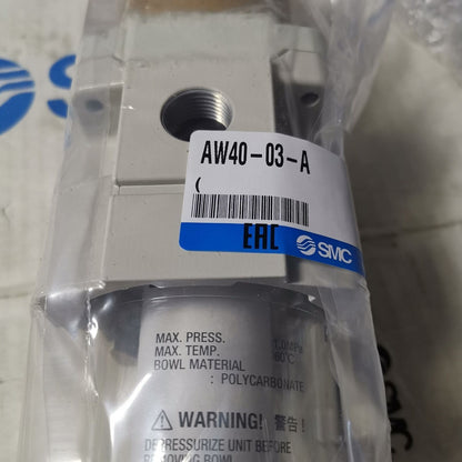 1 pcs  smc AW40-03-A filter pressure relief valve