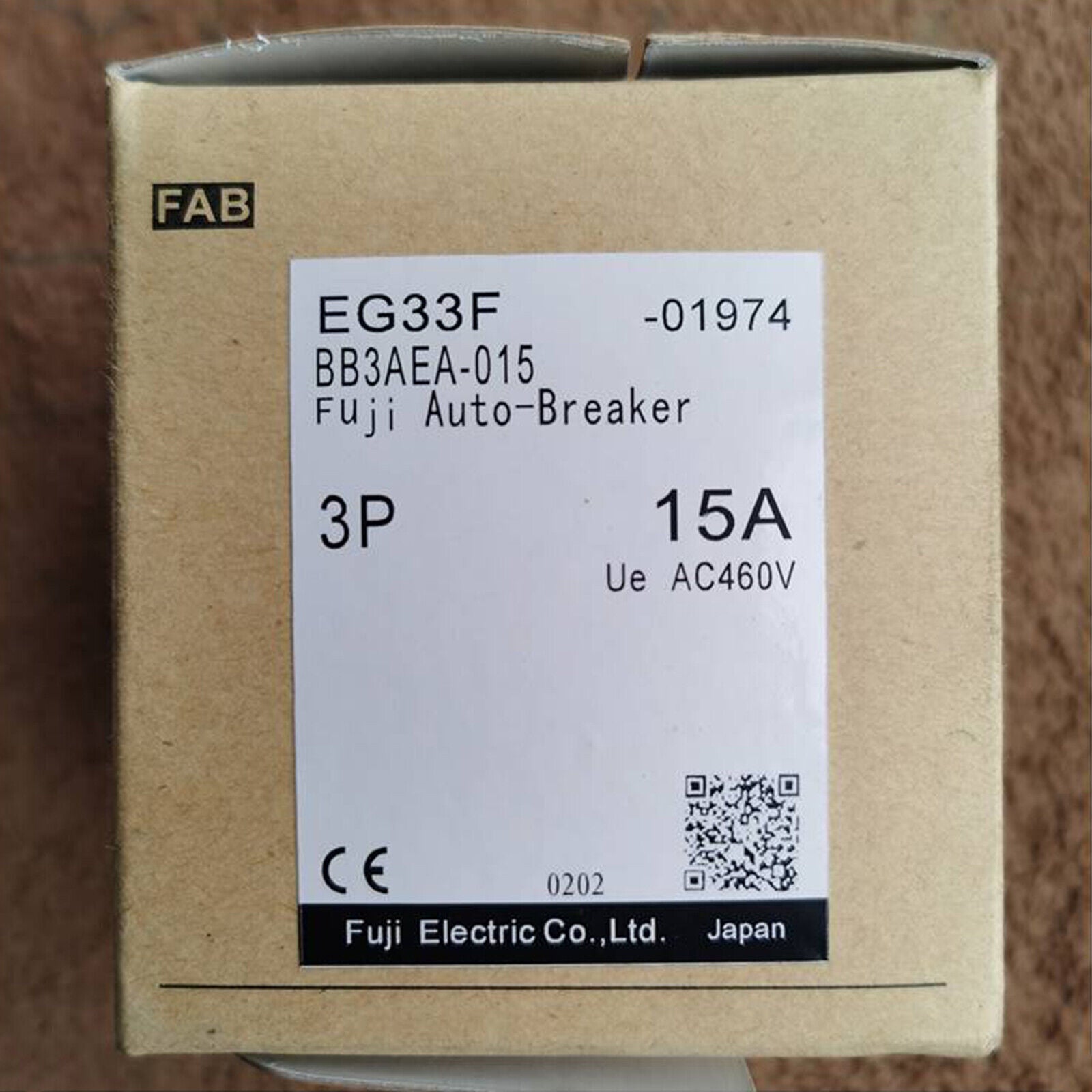 new One FUJI EG33F 3P 15A In Box - FUJI