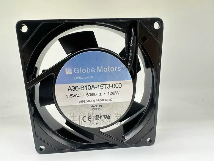 new 1 PCS GLOBE MOTORS Fan A36-B10A-15T3-000 115VAC 9225 9cm Aluminum Frame Fan - GLOBE MOTORS