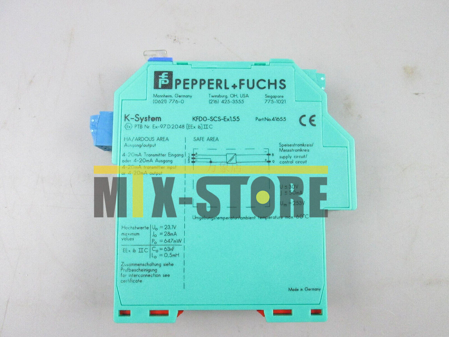 new 1PCS Pepperl+Fuchs KFD0-SCS-EX1.55 41655 Barrier - PEPPERL+FUCHS