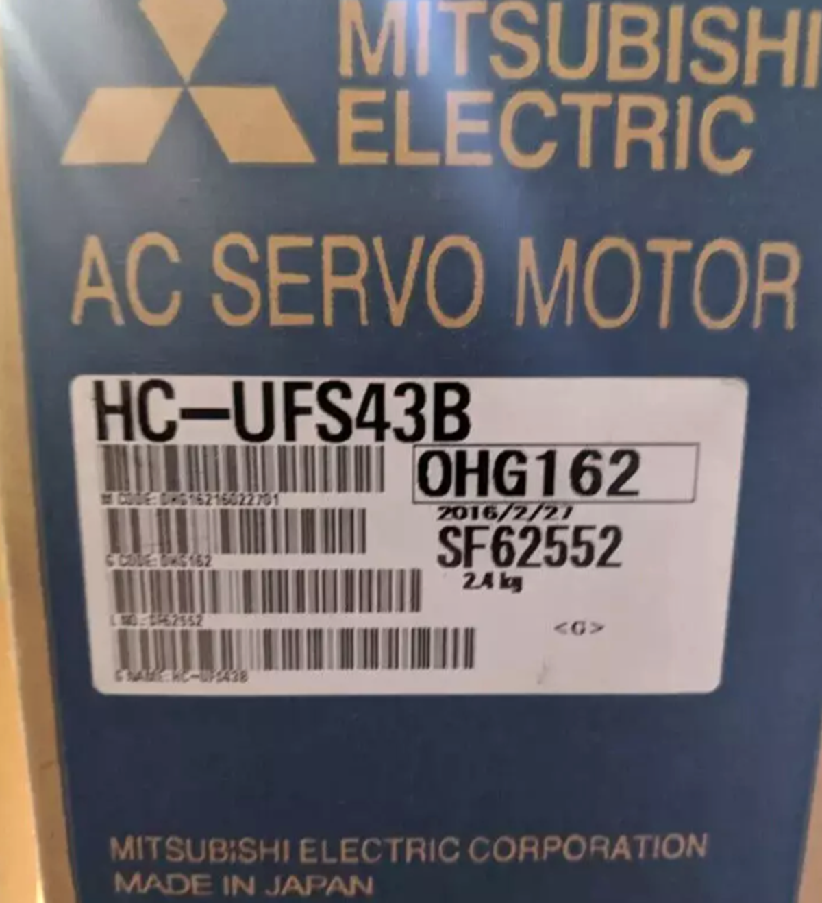 new HC-UFS43B Mitsubishi Servo Motor - MITSUBISHI