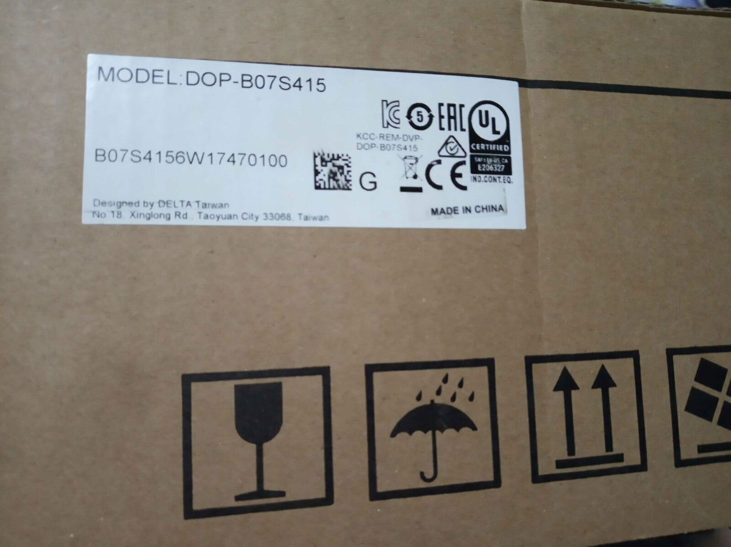new One Delta DOPB07S415 Touch Screen DOP-B07S415 In Box ping - NEW ONE DELTA