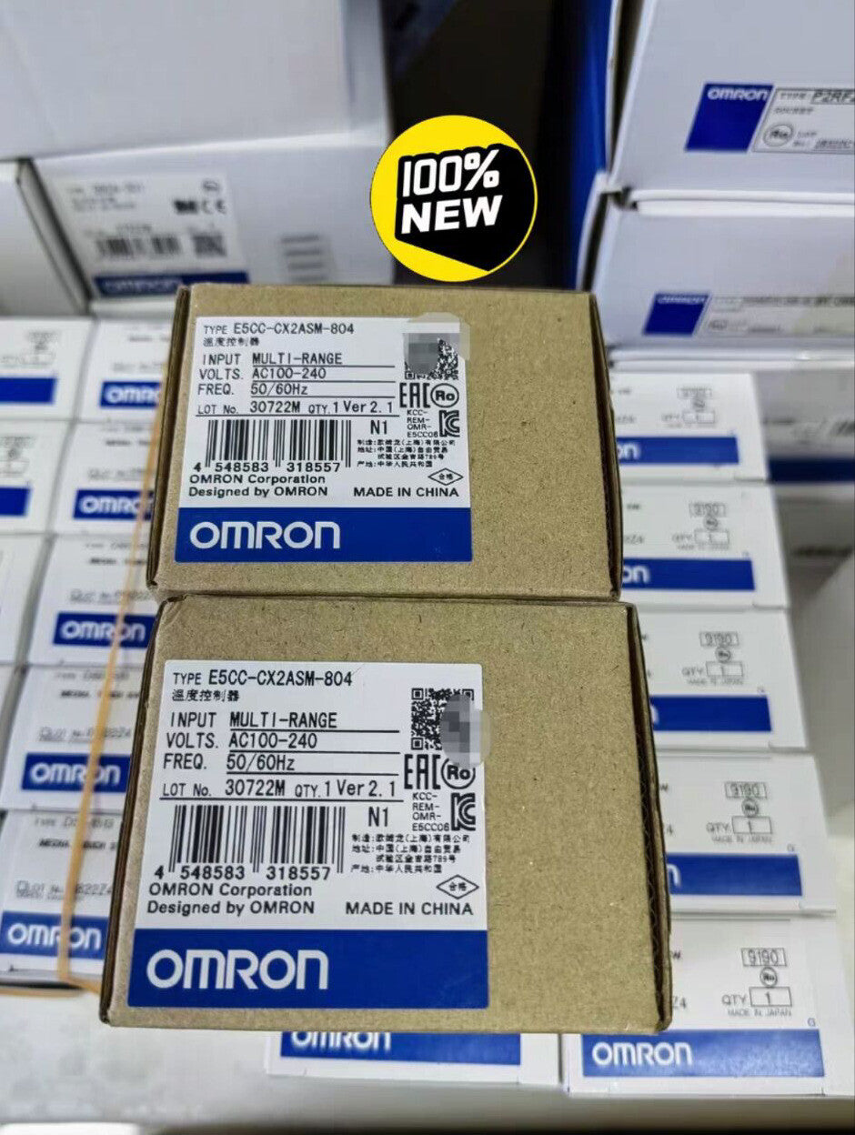 1PC  Omron E5CC-CX2ASM-804 Temperature Controller 100-240VAC  Free Ship