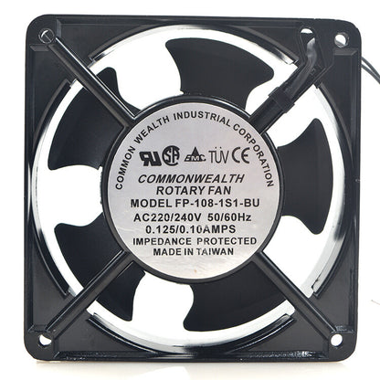 1pcs  COMMONWEALTH FP-108-1S1-BU 12038 220V 12CM 0.13A AC fan