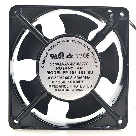 1pcs  COMMONWEALTH FP-108-1S1-BU 12038 220V 12CM 0.13A AC fan