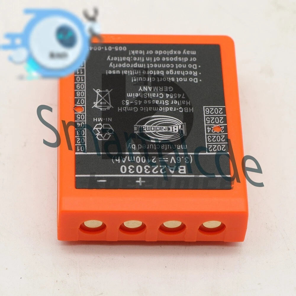 1PCS HBC Remote Control Battery BA223030 3.6V 2.1Ah Crane