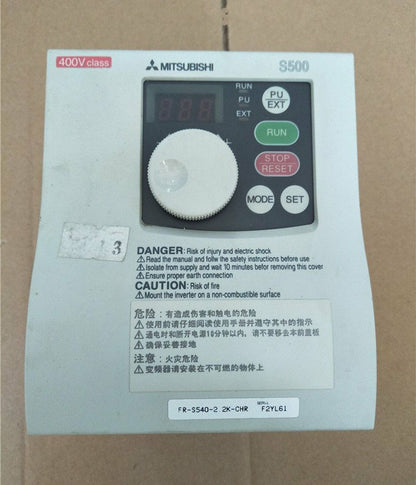 Mitsubishi FR-S540-2.2K-CHR Inverter: tested, good condition - MITSUBISHI