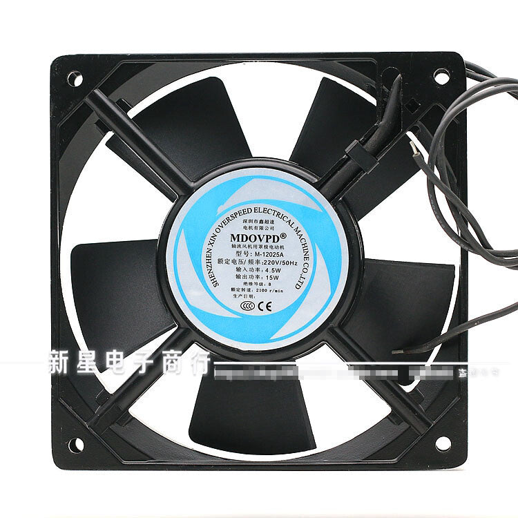 1pcs  Mdovpd M-12025A 12025 220V 15W axial flow cabinet fan