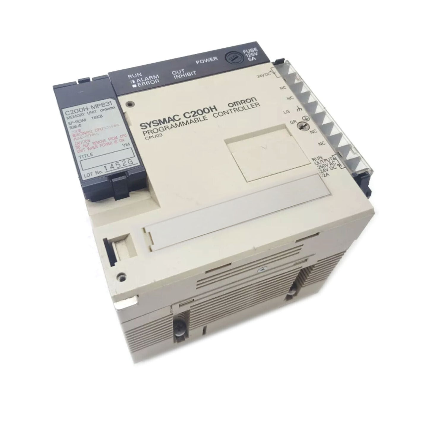 Omron C200H-CPU03 CPU Module Power Supply PLC - High-Efficiency CPU Power Supply for Industrial and Commercial Use - OMRON
