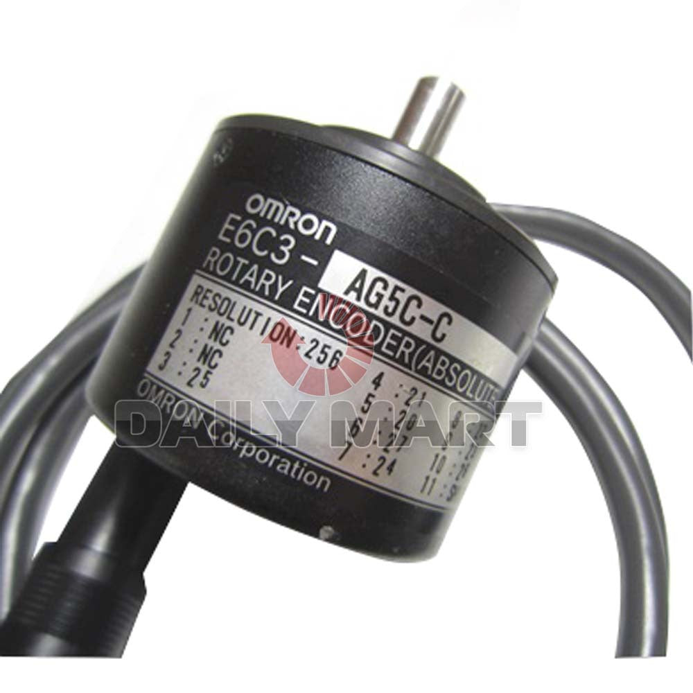 new OMRON E6C3-AG5C 256P/R OPTICAL ROTARY ENCODER 12-24V PLC MODULE