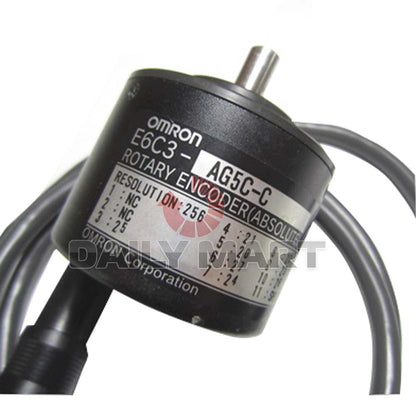 new OMRON E6C3-AG5C 256P/R OPTICAL ROTARY ENCODER 12-24V PLC MODULE