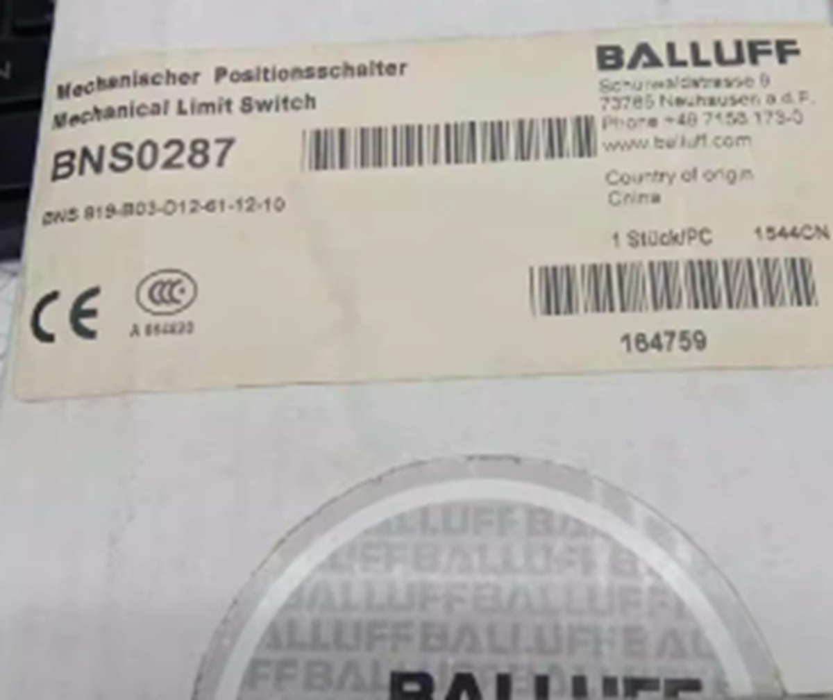 BALLUFF BNS819-B03-D12-61-12-10 3-Position Limit Switch - BALLUFF