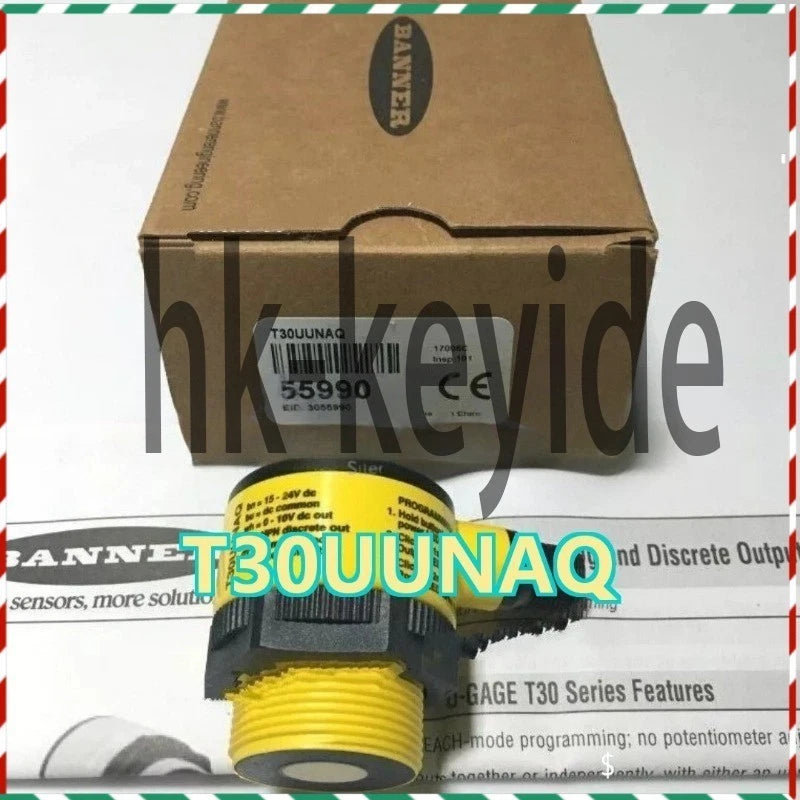 T30UUNAQ 1pcs BANNER T30UUNAQ-55990 Ultrasonic Sensor Quality Assurance