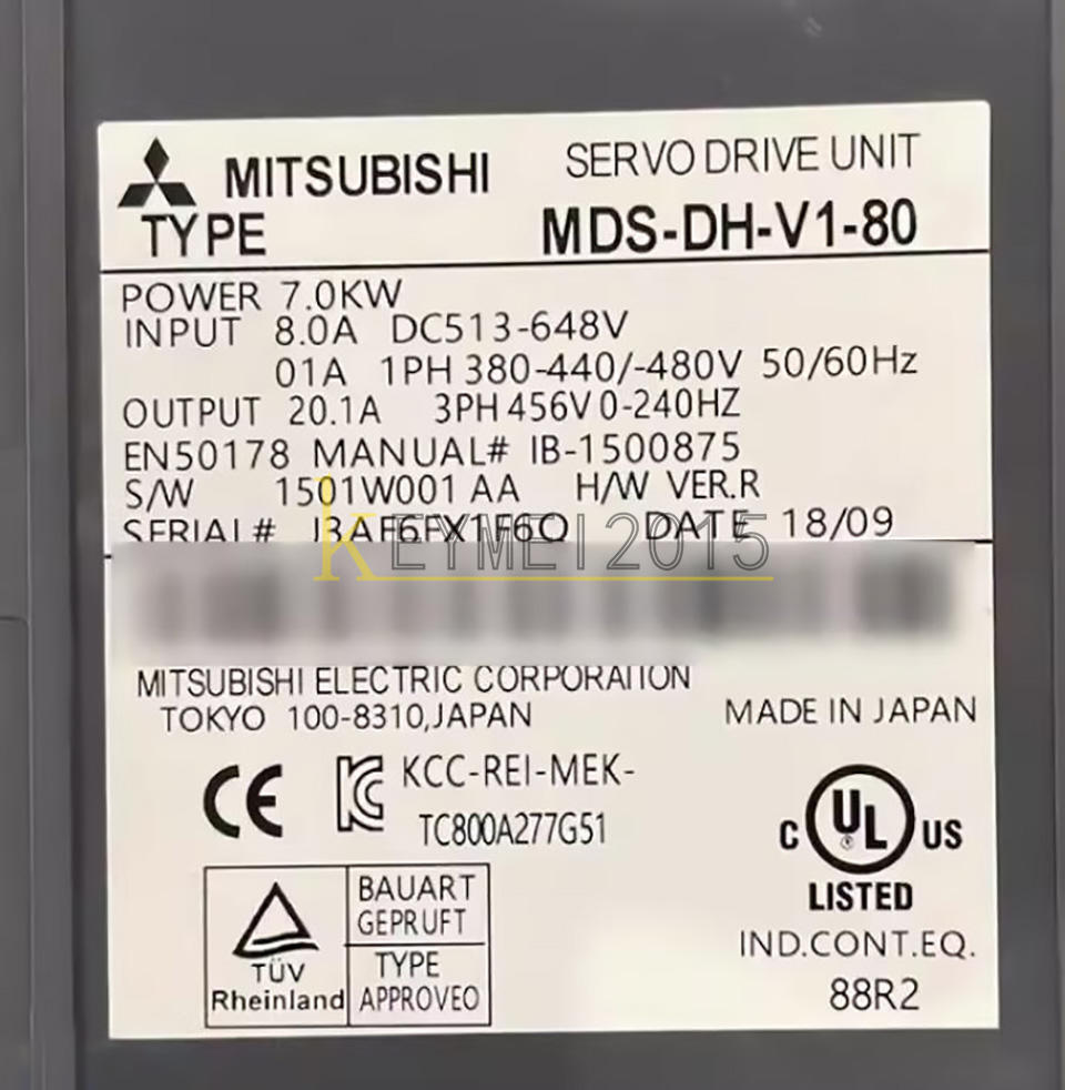 Mitsubishi Servo Drive DH-V1-80 - MITSUBISHI