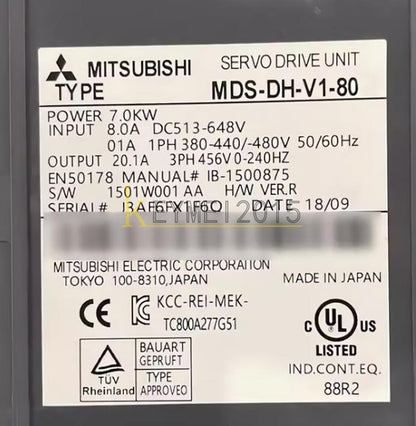 Mitsubishi Servo Drive DH-V1-80 - MITSUBISHI