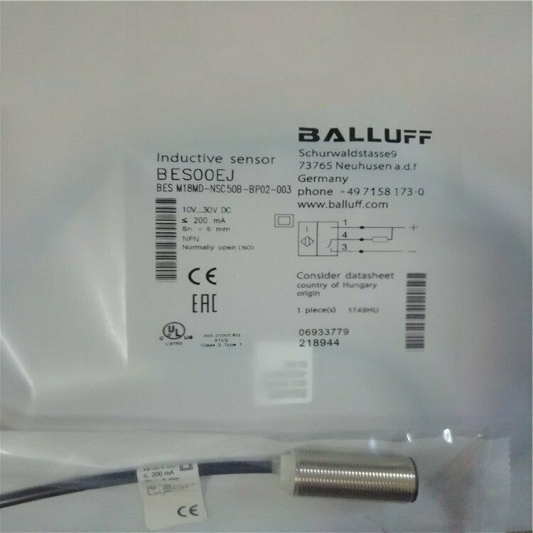 BALLUFF SENSOR M18MD-NSC50B-BP02-003 - BALLUFF