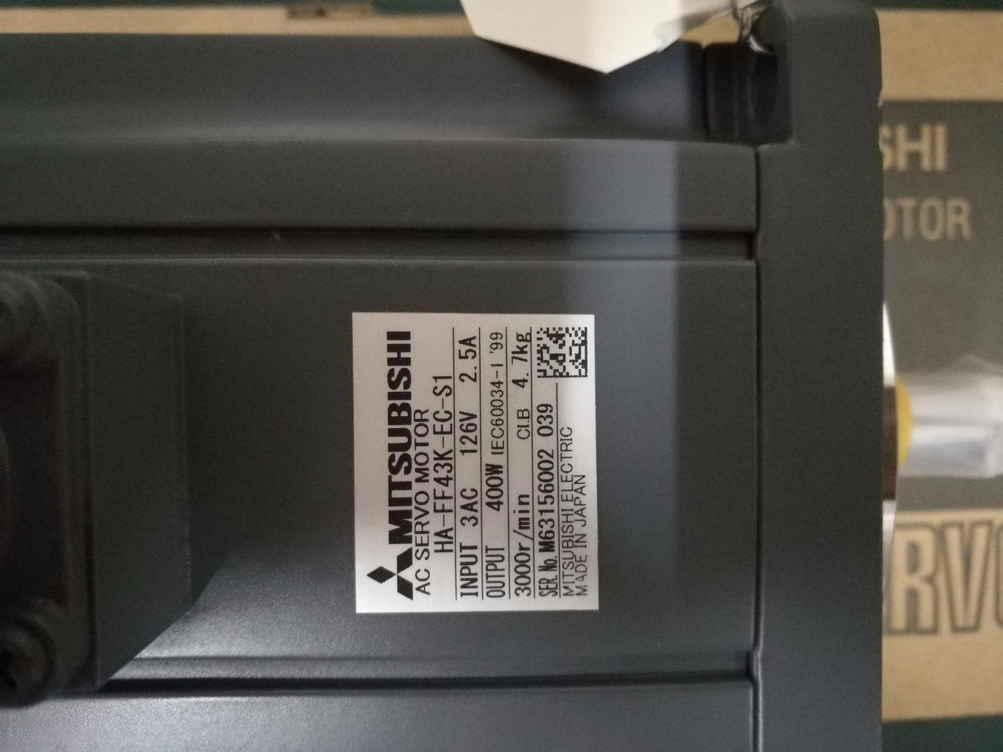 1PC MITSUBISHI AC SERVO MOTOR HA-FF43K-EC-S1 HAFF43KECS1