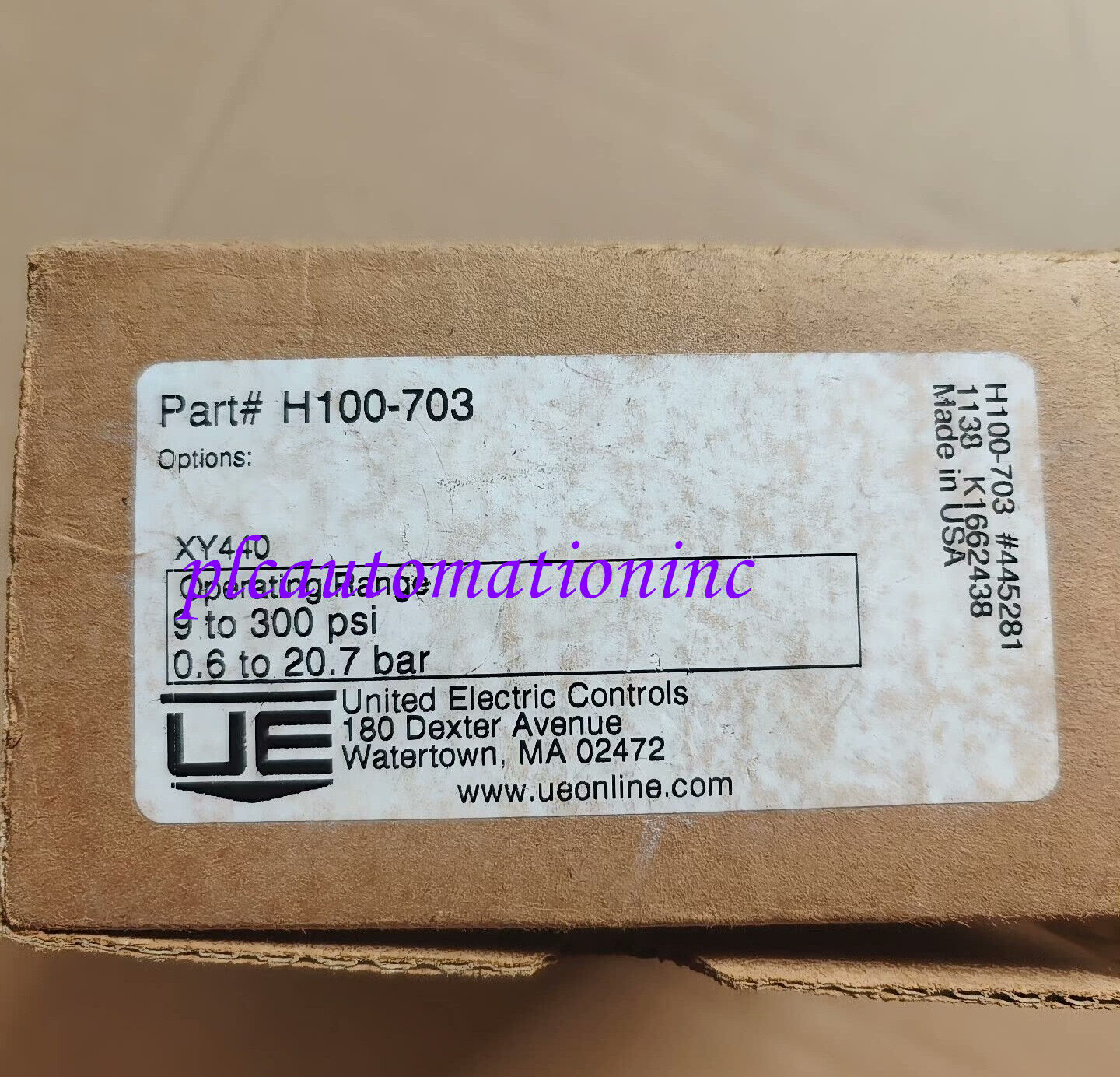 New H100-703 Pressure Switch [Brand Name] - [BRAND NAME]