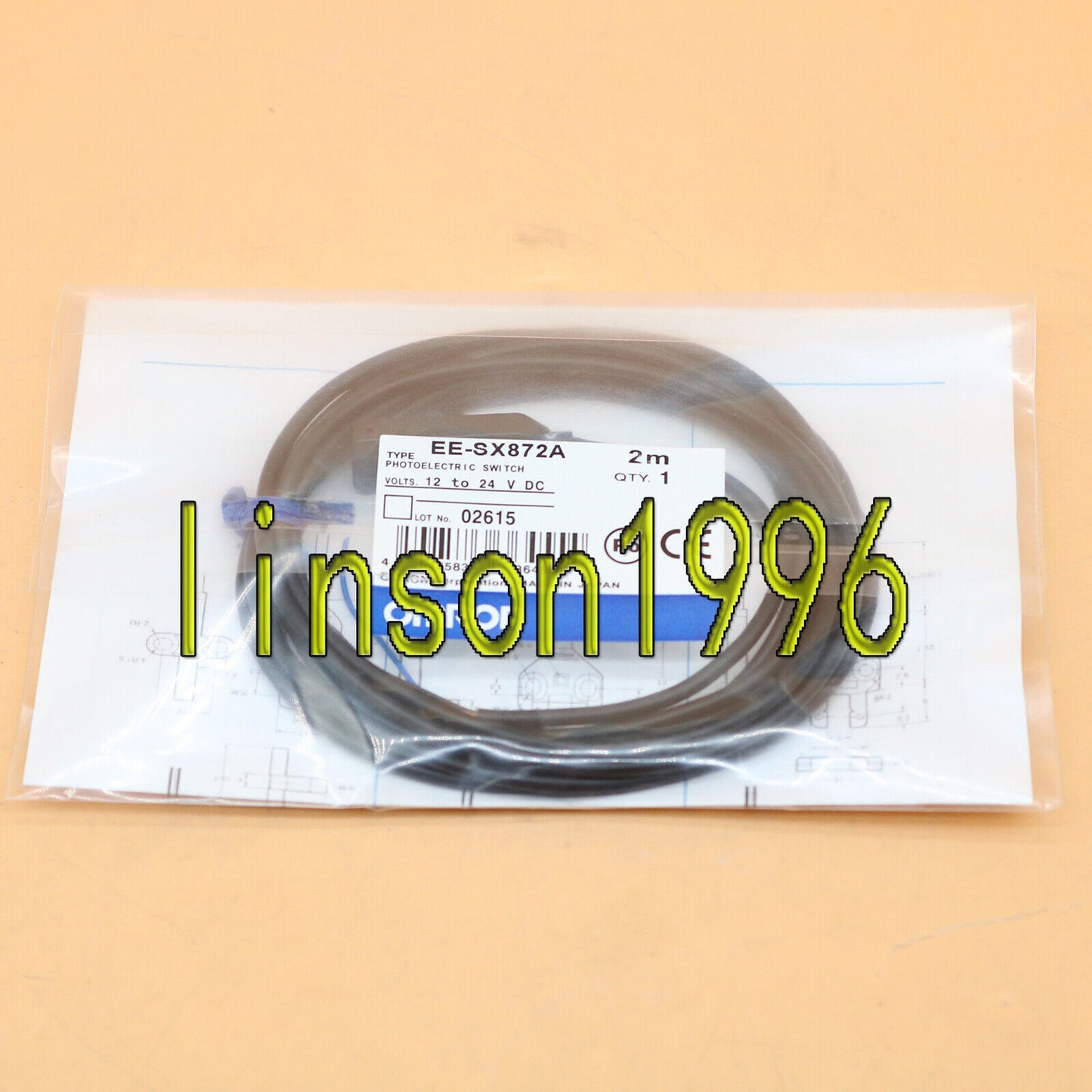 Omron EE-SX872A Photoelectric Sensor - OMRON