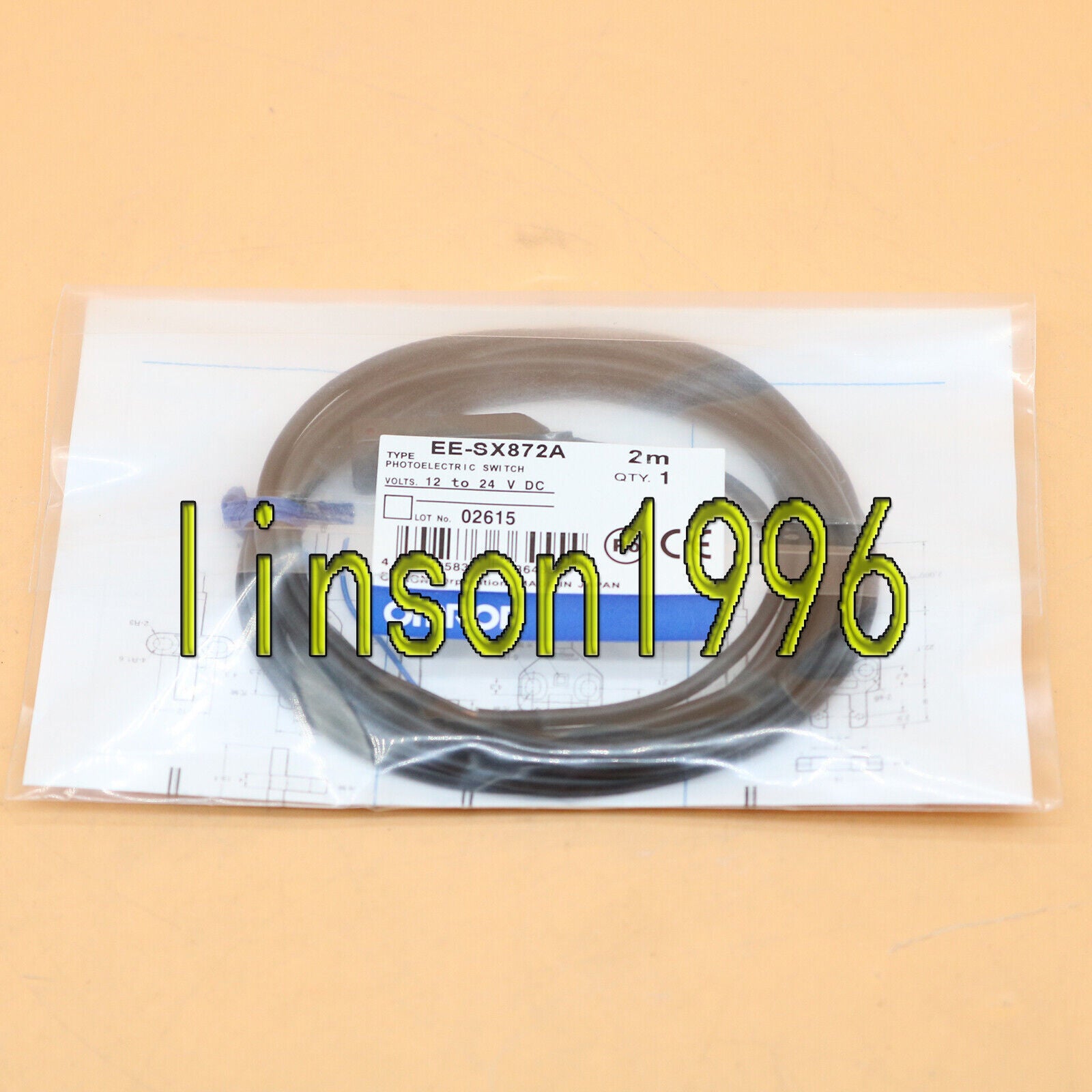 Omron EE-SX872A Photoelectric Sensor - OMRON