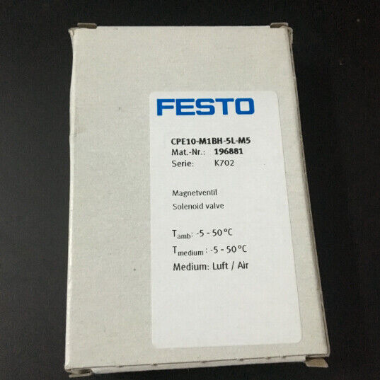 Festo Solenoid Valve CPE10-M1BH-5L-M5 196881 - FESTO