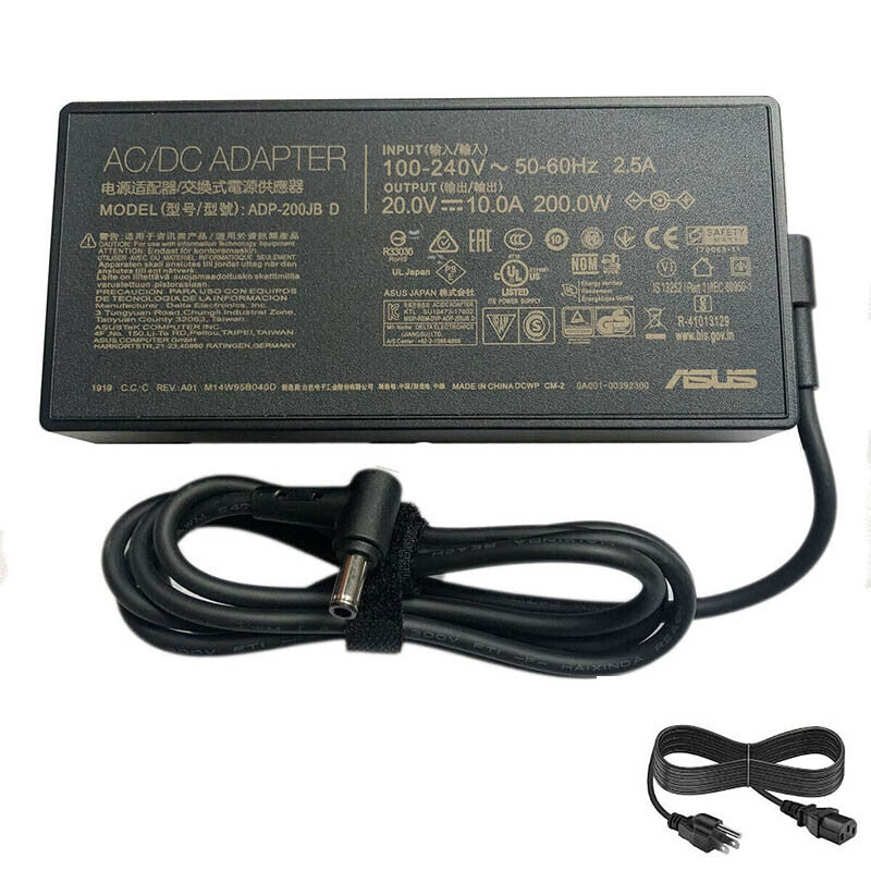 Asus TUF Gaming F17 2021 Charger Adapter 200W ADP-200JB D Laptop AC Adapter