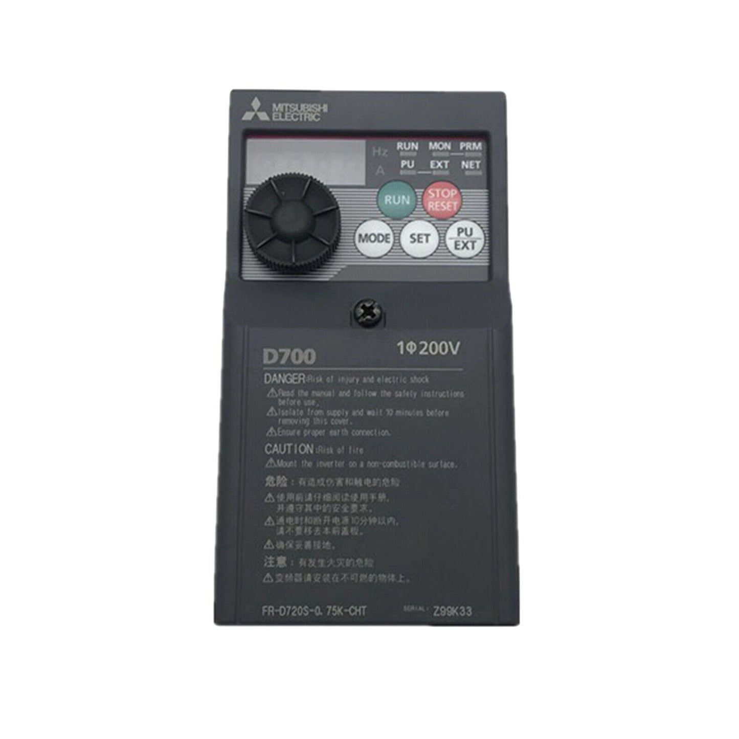 MITSUBISHI FR-D720S-0.75K-CHT Inverter | Energy Efficient Inverter | MITSUBISHI Power Solutions - MITSUBISHI