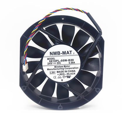 new NMB 5910PL-05W-B20 24V 0.58A 172*150*25MM 4-wire DC fan - NMB