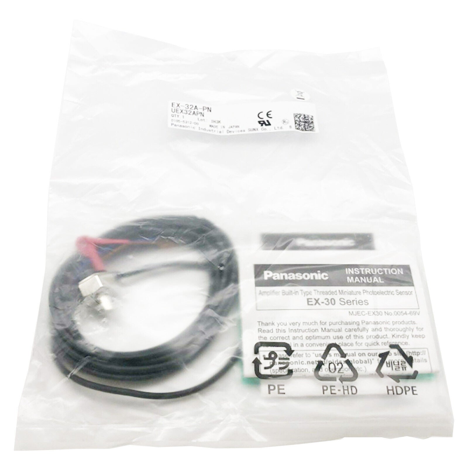 PANASONIC EX-32A-PN Photoelectric Sensor Switch 1 Piece - PANASONIC
