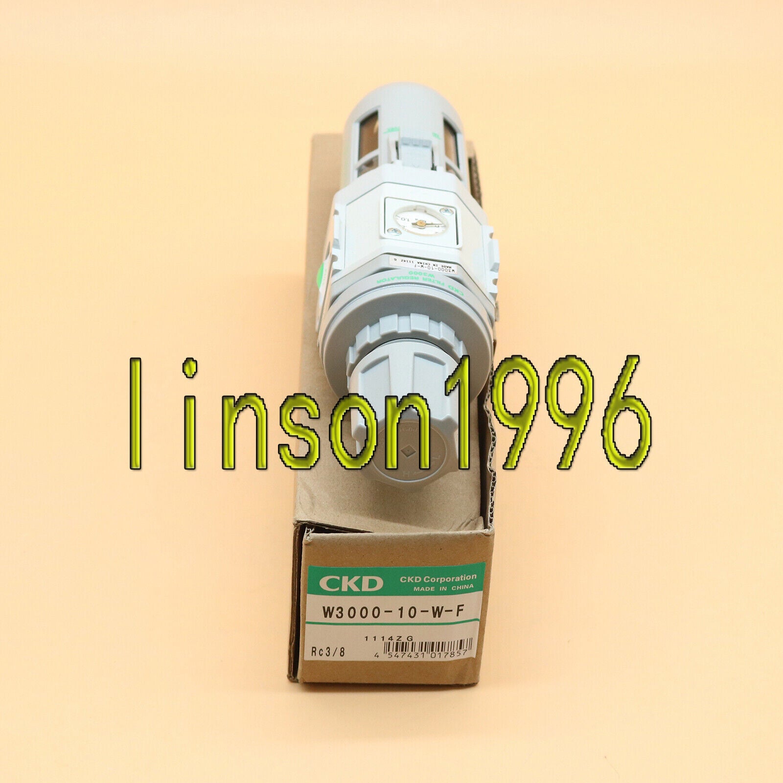 new 1pcs  FOR CKD W3000-10-W-F FILTER/REGULATOR In Box Fast Delivery CKD