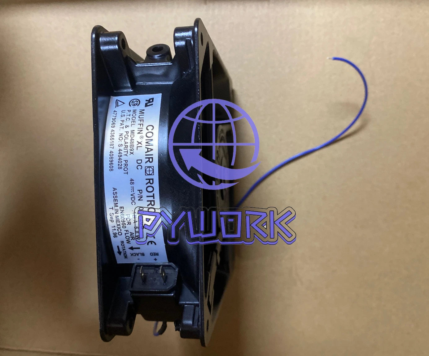 ONE . COMAIR ROTRON MD48B9X 48VDC 5.8W cooling fan 120*120*38mm t1~