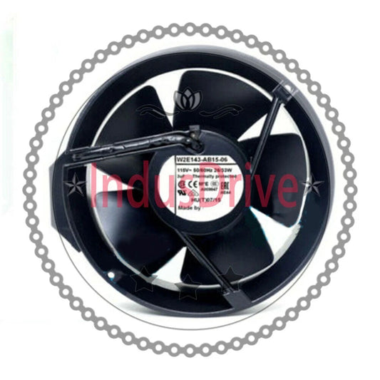 All Metal Cooling Fan W2E143-AB15-06 for 115V 26/33W 172*51mm