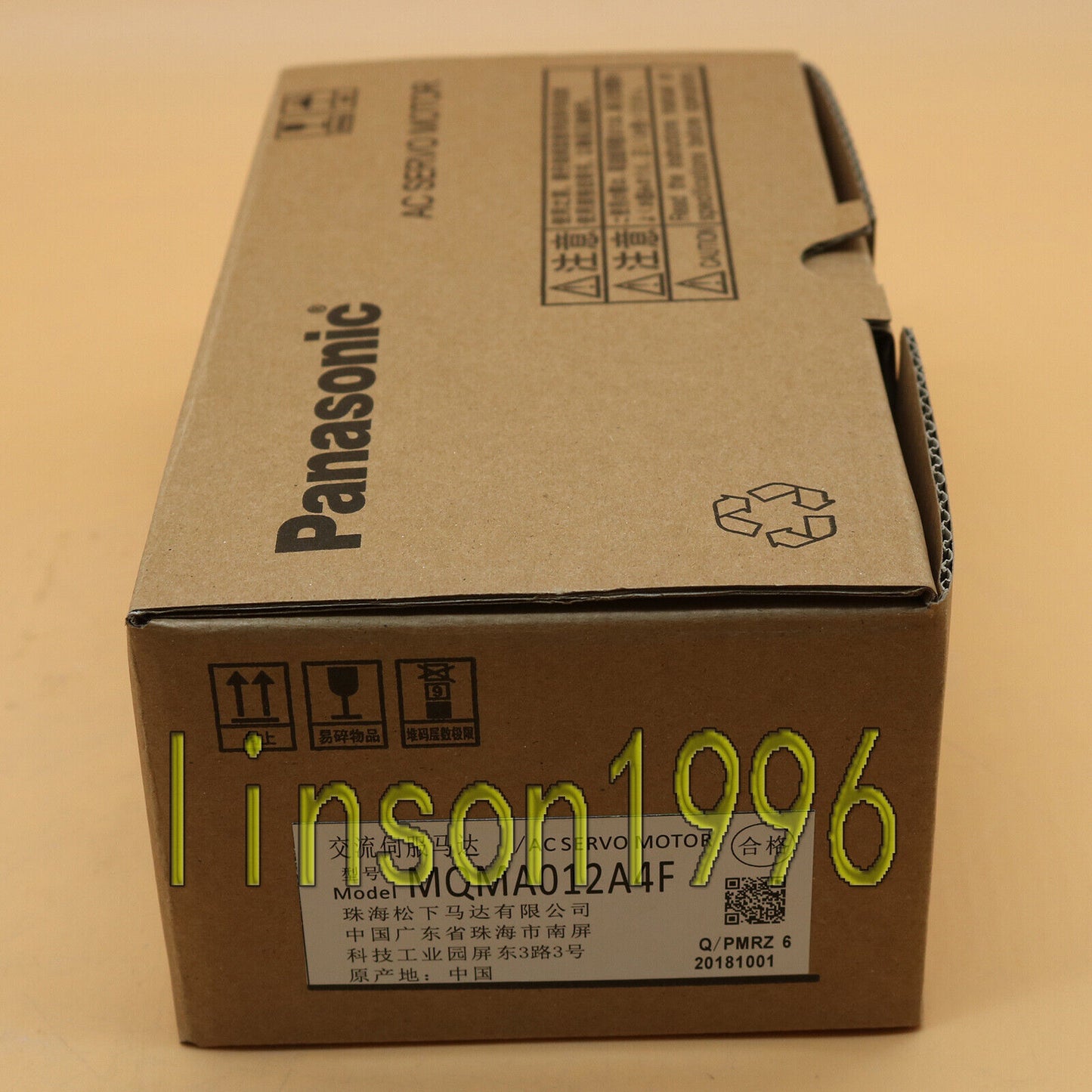 Durable AC Servo Motor with High Efficiency for Panasonic Applications MQMA012A4F - PANASONIC