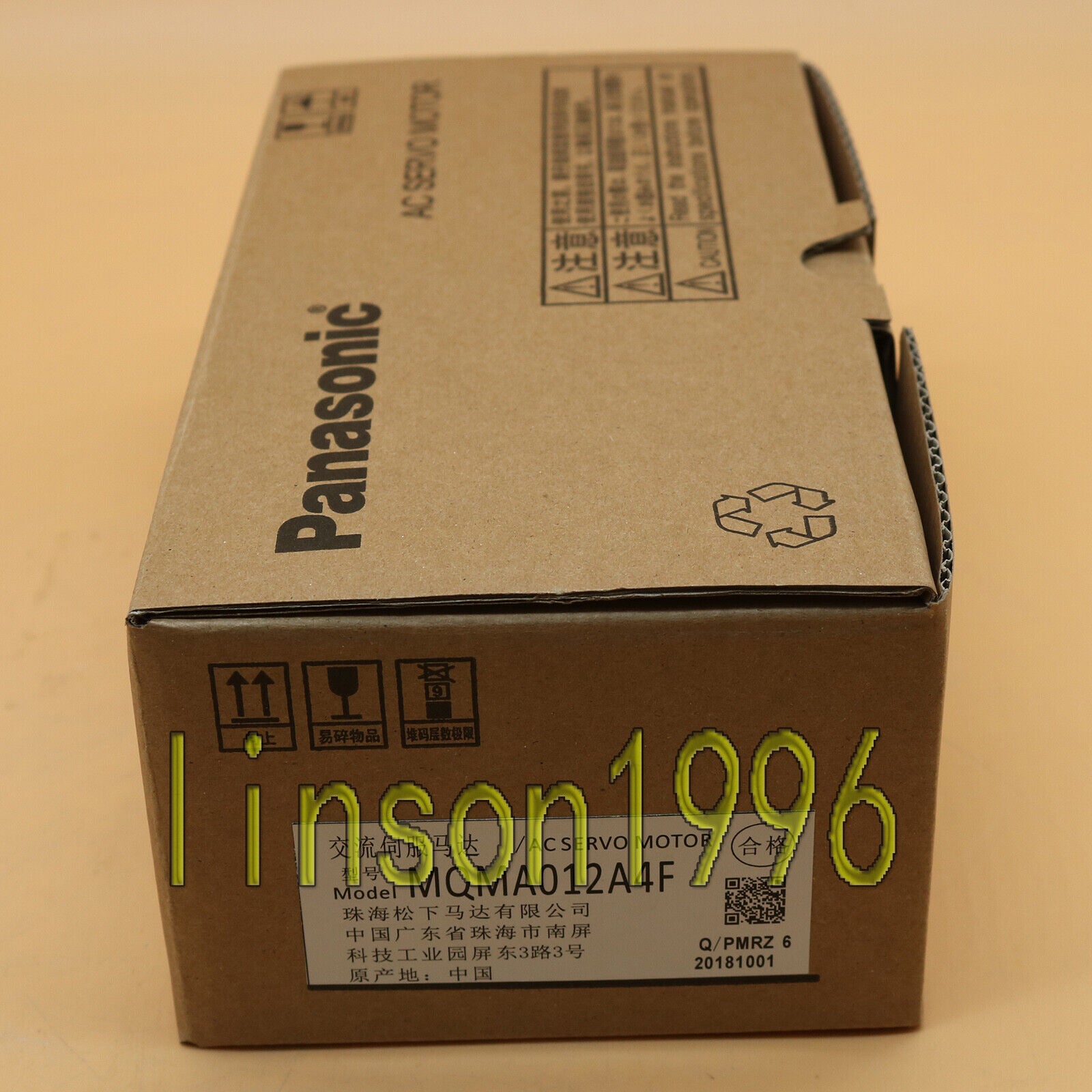 Durable AC Servo Motor with High Efficiency for Panasonic Applications MQMA012A4F - PANASONIC