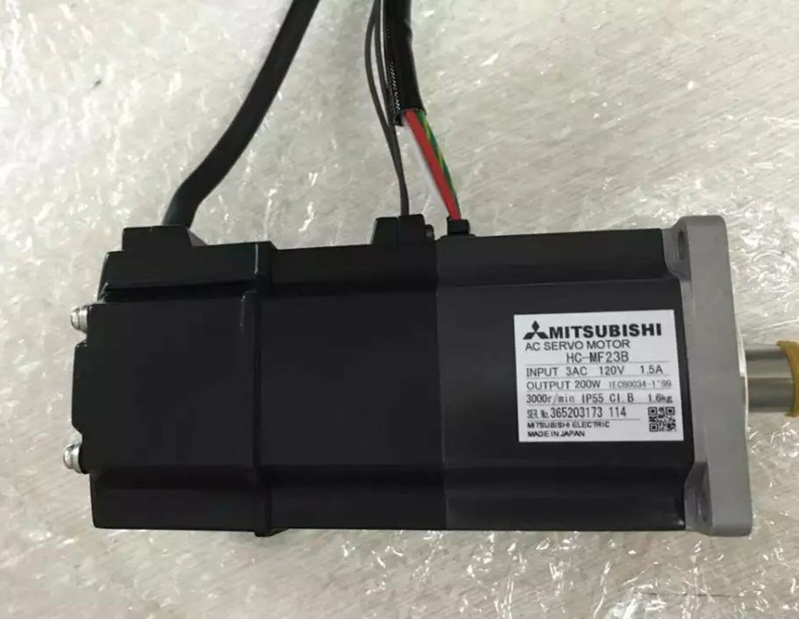 Mitsubishi Servo Motor HC-MF23B – Tested & Working - MITSUBISHI