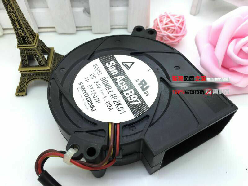 1pcs SANYO 9BMB24P2K01 24V 1.62A large air volume cooling fan